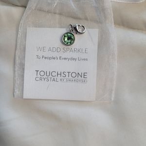 Touchstone Crystal by Swarovski Crystal Green Charm